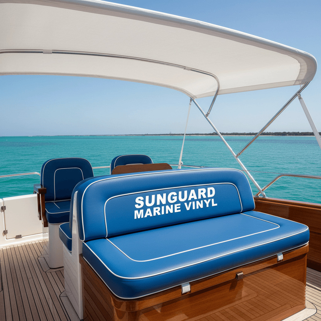 Marine upholstery for boats and yachts