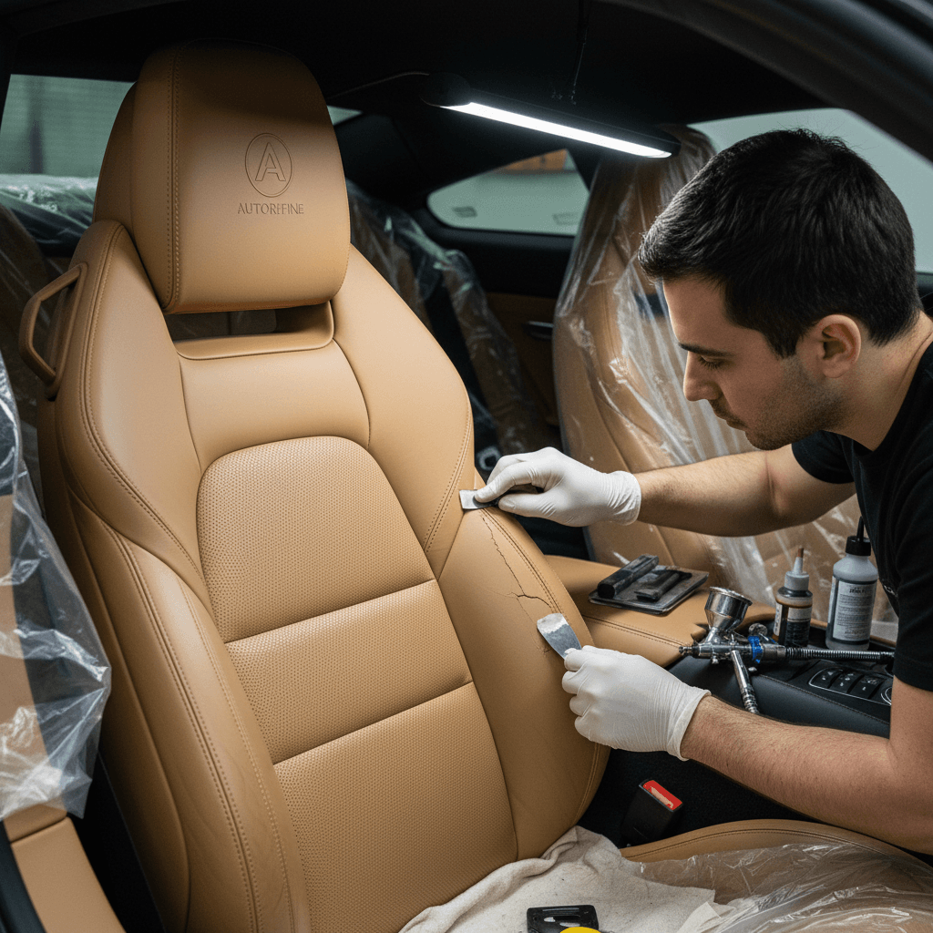 Automotive upholstery restoration
