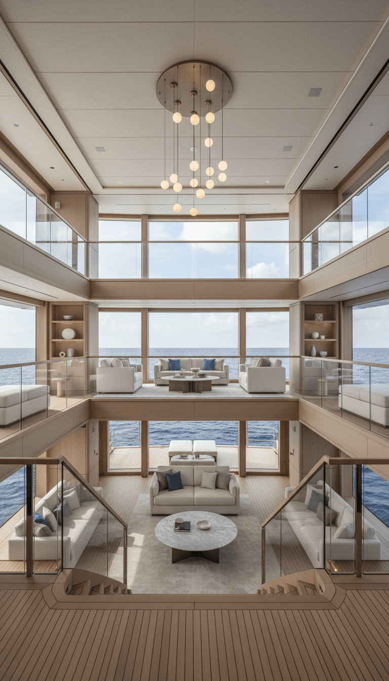 Marine cabin interior upholstery