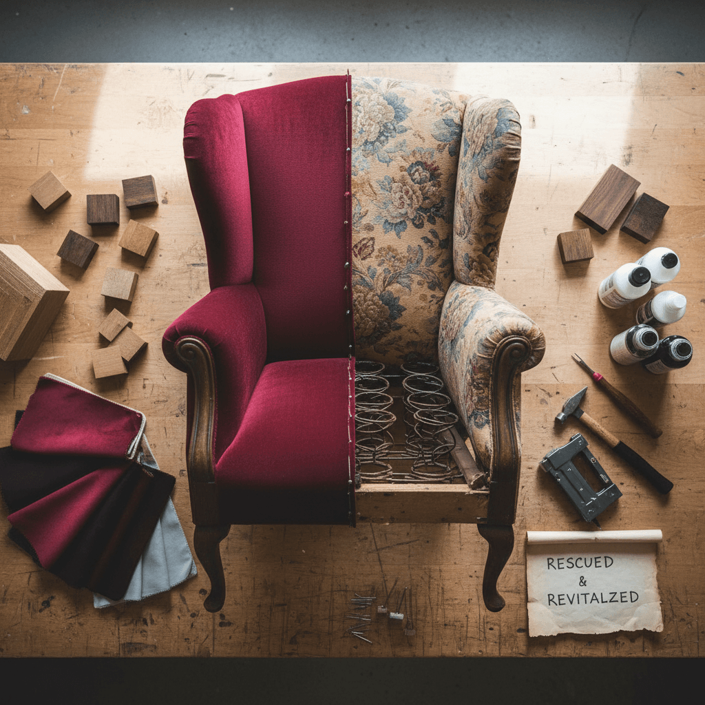 Antique furniture restoration